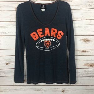 NFL TEAM APPAREL BEARS LONG SKEEVE SIZE SMALL